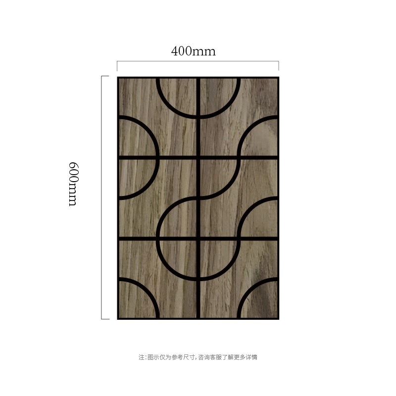 „Arc Grid“ medienos MDF ant PET akustinė sienų plokštė